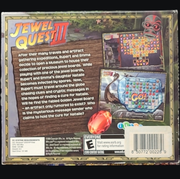 PC CD-ROM 2009 "JEWEL QUEST 3 - Picture 3 of 3